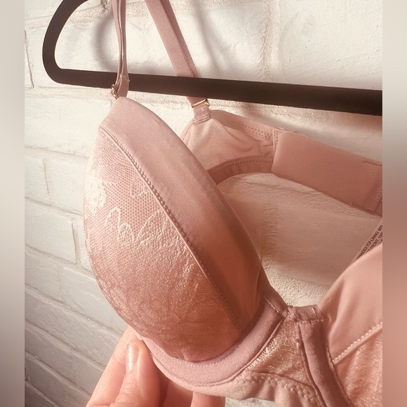 NWT Soma Lightest Lift Lined Demi Underwire Lace Bra 36 A Adobe Rose #0395 - Picture 3 of 12